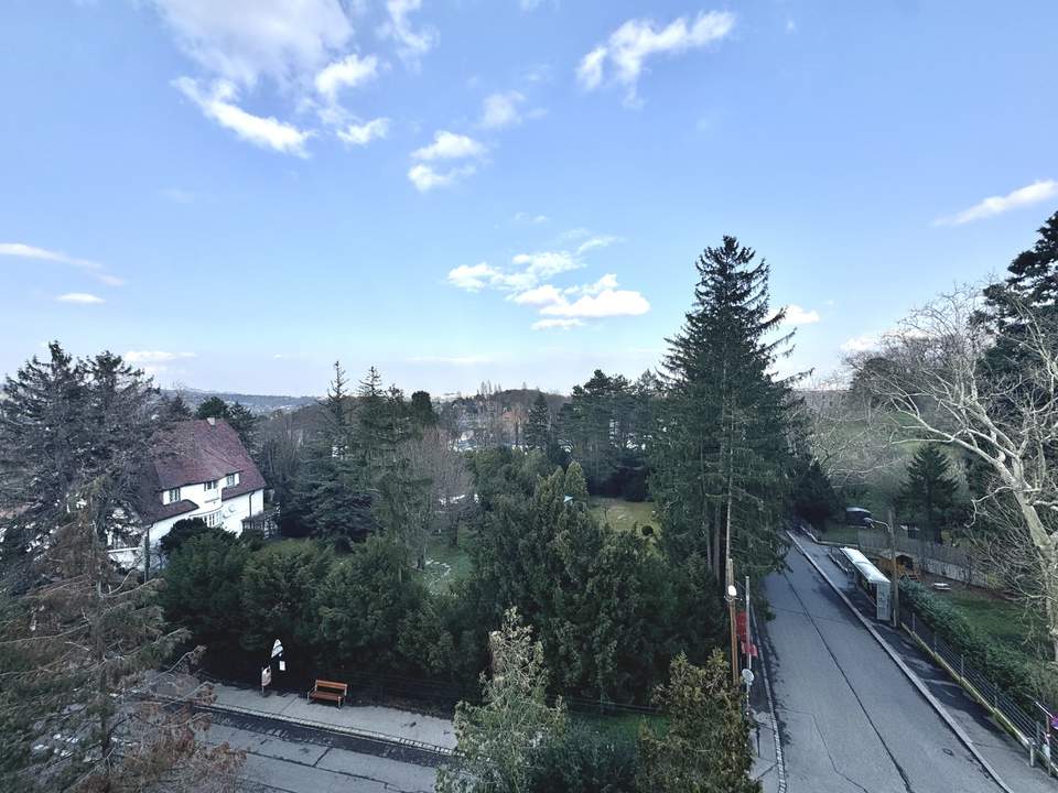 Naturnah wohnen nahe Lainzer Tiergarten – sanierte Dachgeschosswohnung + optionaler Garage & Garten