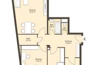 Koffer packen, einziehen: Helle bezugsfertige Wohnung mit Loggia & PKW-Stellplatz nahe Schönbrunn