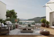 Große Garten-Maisonette mit Weitblick: ca. 120,90 m², Terrasse & Balkon, ca. 272,80 m² Garten