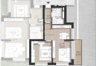 Erstbezug – moderne 2-Zimmer-Wohnung mit Balkon & Fernblick