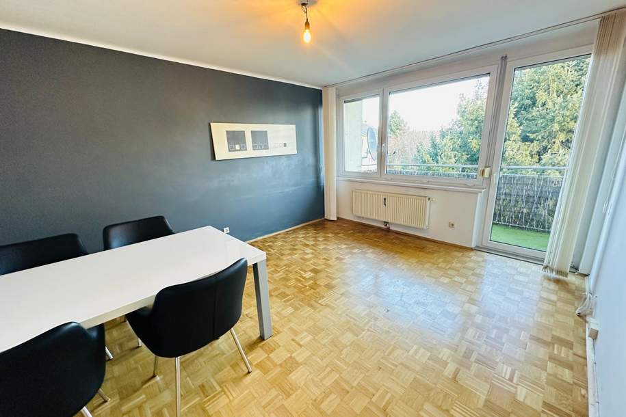 Sportliche 2-Zimmer-Wohnung mit Loggia in Graz-St. Peter und guter Raumaufteilung, Wohnung-miete, 740,00,€, 8042 Graz(Stadt)