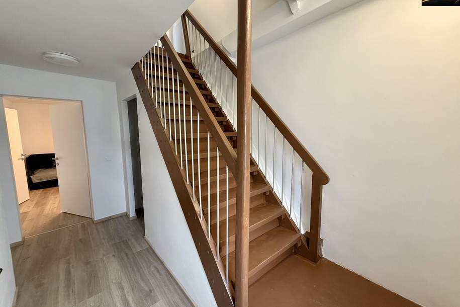 Modernisiertes 4-Zi.-Doppelhaushälfte in ruhiger Lage – mit Option auf Vergrößerung eines Zimmers und der Terrasse, Haus-kauf, 198.000,€, 2440 Bruck an der Leitha