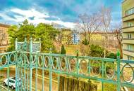 Büro: Stilvolles Altbauobjekt mit Klopfbalkon beim Währinger Schubertpark!