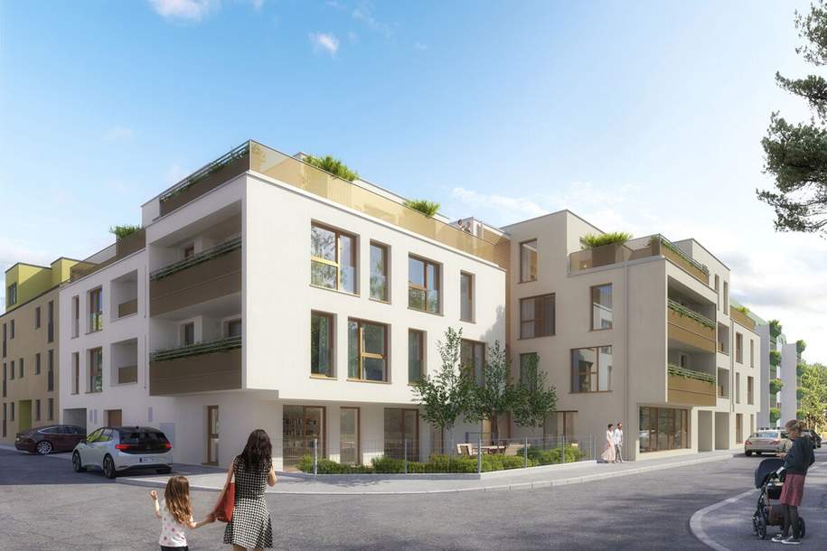 gemütliche 1,5 Zi Wohnung mit Loggia_Top 2_EDMUND BAUBEGINN!, Wohnung-kauf, 235.000,€, 1210 Wien 21., Floridsdorf