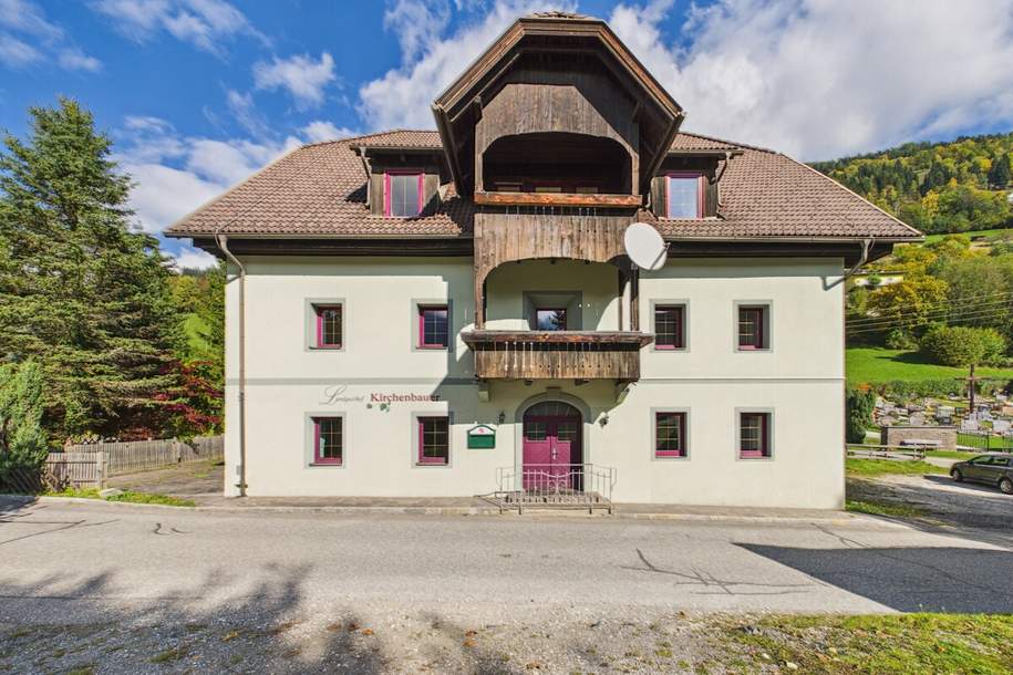 Anlageobjekt mit 7 Wohnungen + Gaststätte/Büro/Ordination und ausreichend Parkflächen, Haus-kauf, 940.000,€, 9545 Spittal an der Drau
