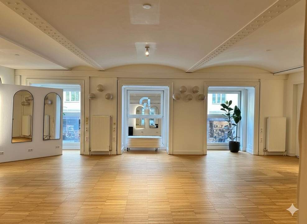 Modernes Loft-Büro 177m² mit Terrasse, Klimaanlage &amp; U-Bahn Nähe im 1. Bezirk Wien!
