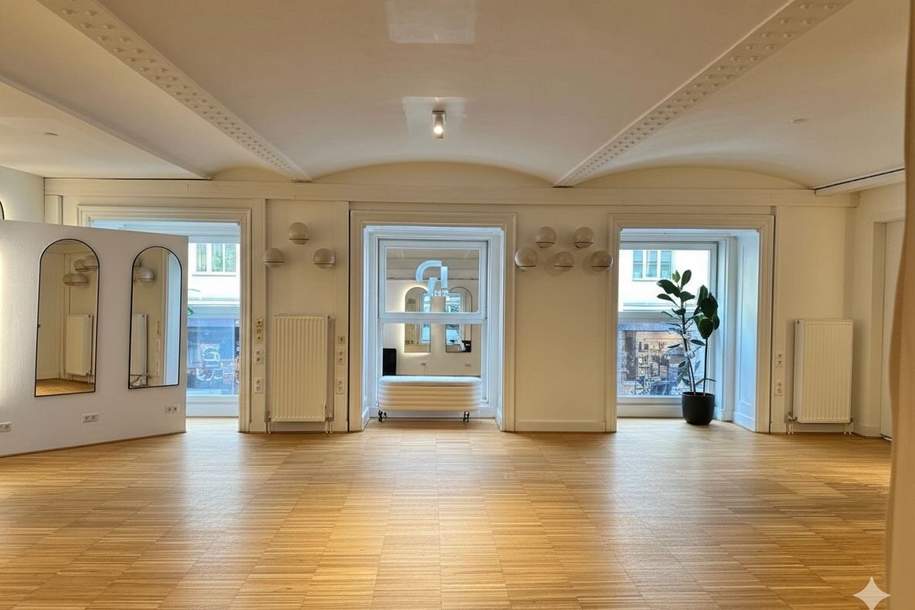 Modernes Loft-Büro 177m² mit Terrasse, Klimaanlage & U-Bahn Nähe im 1. Bezirk Wien!, Gewerbeobjekt-miete, 2.926,86,€, 1010 Wien 1., Innere Stadt