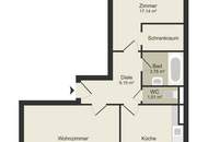 Starterwohnung: guter Grundriss, gute Verkehrsanbindung