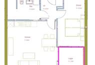 Moderne 2-Zimmer-Wohnung mit Freifläche - Wohnen in Grünlage!