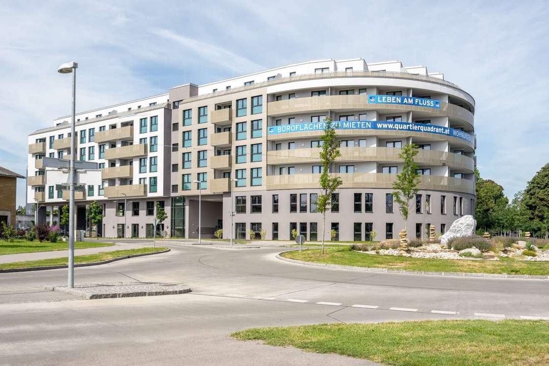 Q11 Leben am Fluss - 2-Zimmer-Neubauwohnung mit Freifläche!