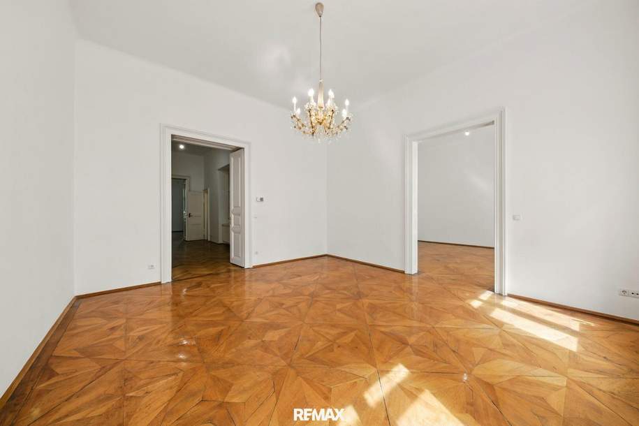 Stilvolle 4-Zimmer-Altbauwohnung im Botschaftsviertel – Eleganz trifft modernen Komfort!, Wohnung-miete, 2.698,00,€, 1030 Wien 3., Landstraße