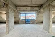 Erstbezug | Rohbau-Büro auf zwei Ebenen im Dachgeschoss mit Gestaltungsspielraum