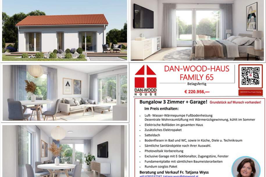 HÄUSER FÜR´S LEBEN IN DER STEIERMARK, BURGENLAND UND KÄRNTEN BEZUGSFERTIG MIT GARAGE! (Provisionsfrei), Haus-kauf, 217.556,€, 8054 Graz-Umgebung
