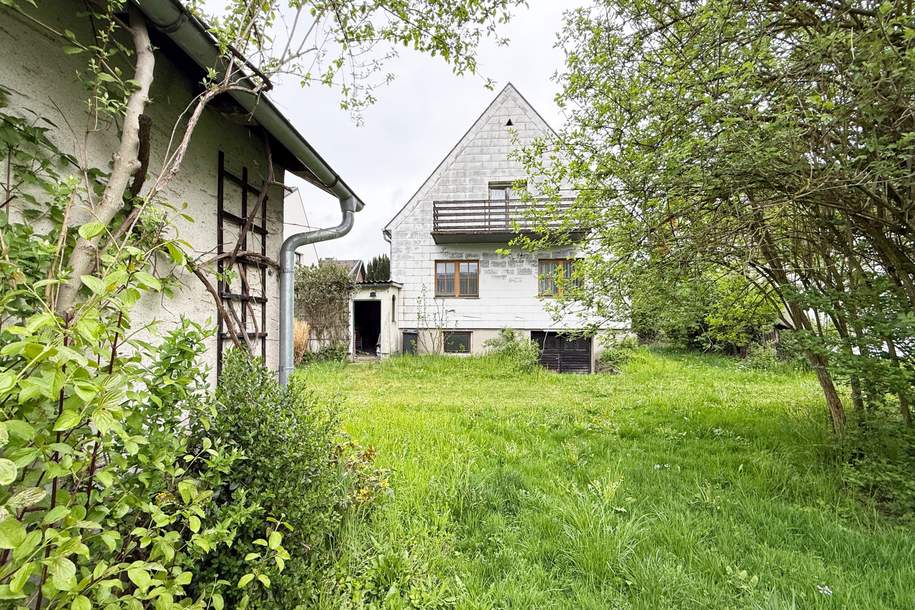 Einfamilienhaus mit viel Platz &amp; großem Garten im Ortskern von Krummnussbaum!, Haus-kauf, 169.000,€, 3375 Melk