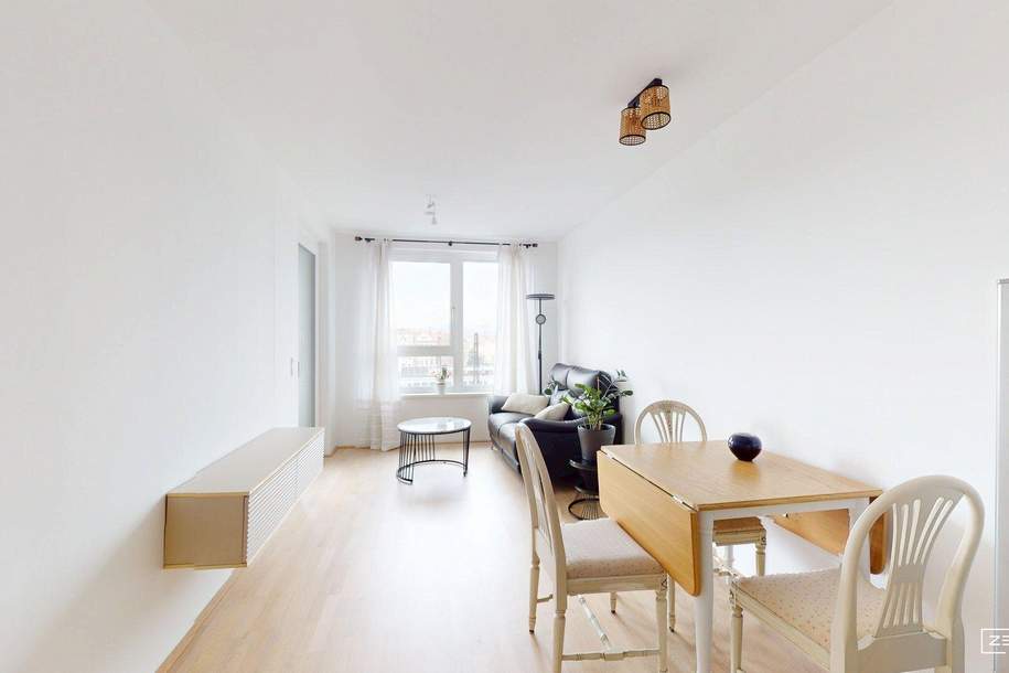PENZING | Helle möblierte 2-Zimmer-Neubauwohnung mit Loggia | ZELLMANN IMMOBILIEN, Wohnung-miete, 980,00,€, 1140 Wien 14., Penzing