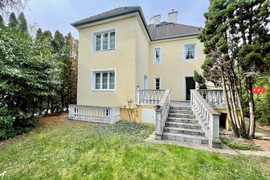 Geräumiges Einfamilienhaus mit Villencharakter in schöner Grünruhelage, Haus-kauf, 1.050.000,€, 1220 Wien 22., Donaustadt