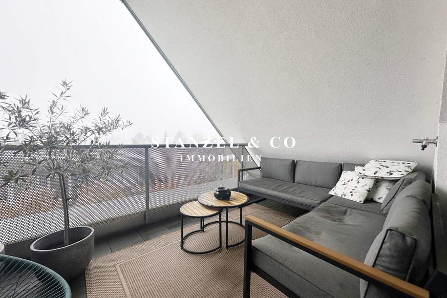 SONNIGE 2-ZIMMER-MAISONETTE MIT SÜDTERRASSE &amp; SÜDLOGGIA ( BJ 2007 ), Wohnung-miete, 1.349,99,€, 1230 Wien 23., Liesing