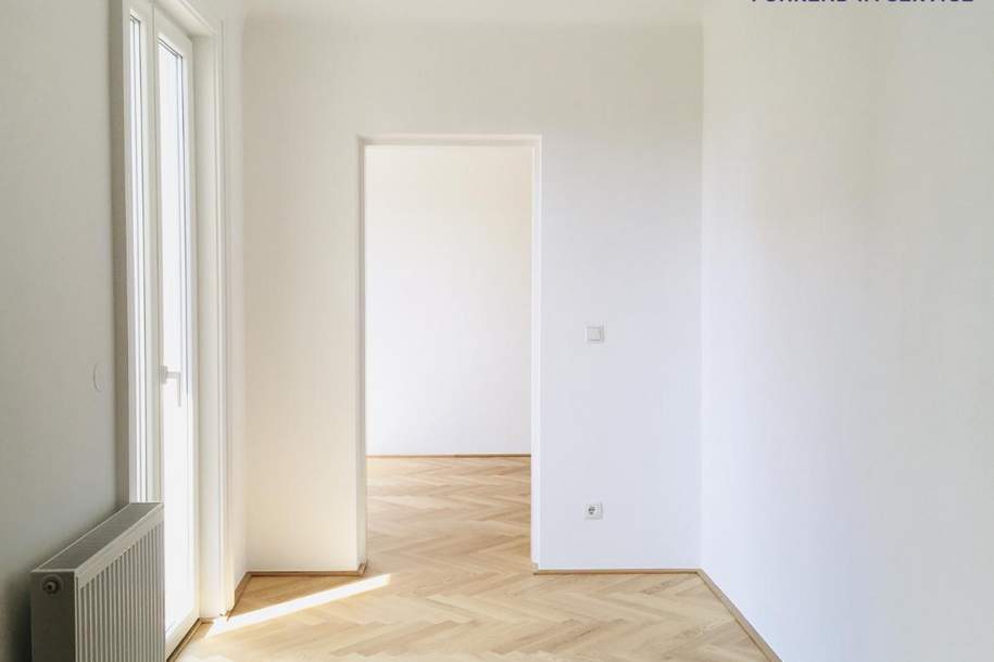 ERSTBEZUG 2-Zimmer Wohnung in Grünlage mit gemütlicher Loggia, eigener Garage (U-Bahn &amp; S-bahn Nähe!, Wohnung-kauf, 334.999,€, 1120 Wien 12., Meidling