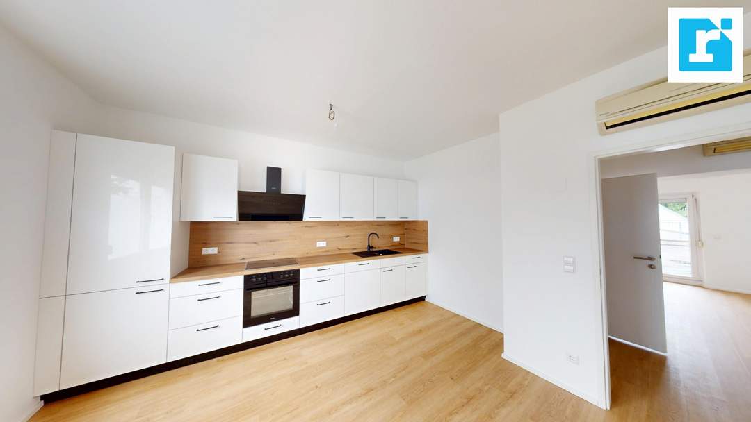 Erstbezug nach Sanierung: Klimatisierte 3-Zimmer-Wohnung mit 45 m² Terrasse in Mattersburg