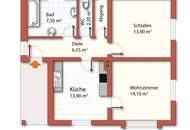 Kleines, feines Ferienhaus mit traumhaftem, unverbaubaren Ausblick!
