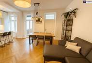 Zeitlose Eleganz trifft modernen Wohnkomfort – stilvoll sanierte 3,5-Zimmer-Altbauwohnung mit Designküche, zwei Außenflächen &amp; Toplage nahe dem Türkenschanzpark