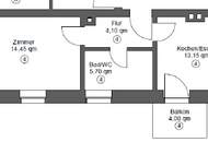 Helle 2-Zimmer Wohnung in sonniger Ruhelage