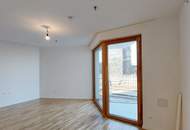 Sonnwendviertel: 1-Zimmer-Wohnung mit Balkon im 5. OG – Fitnessraum, Co-Working & Rooftop-Terrasse inklusive!