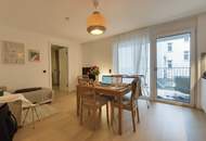Pauschalmiete inklusive Warmwasser, Heizung &amp; Kühlung - Moderne 2-Zimmer-Wohnung mit großzügigem Balkon (15,74 m²) und stilvoller Ausstattung