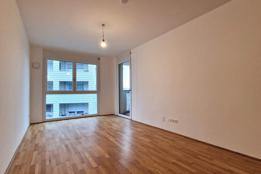 Neubauwohnung mit Loggia ++ Deckenkühlung ++ Nähe Simmeringer Bad ++ 1.OG, Wohnung-miete, 1.127,66,€, 1110 Wien 22., Donaustadt