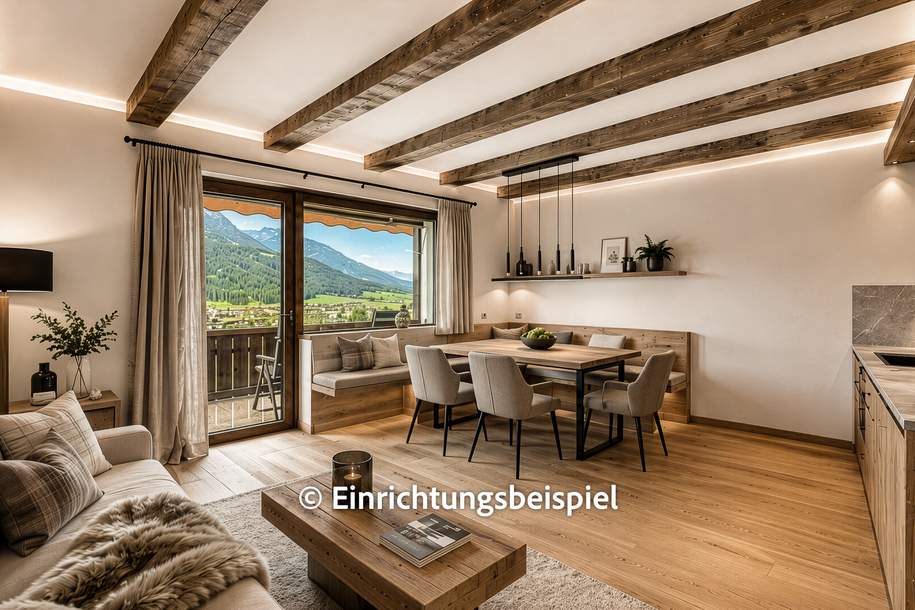 Freizeitwohnsitz am Sonnberg mit Fernblick, Wohnung-kauf, 450.000,€, 6365 Kitzbühel