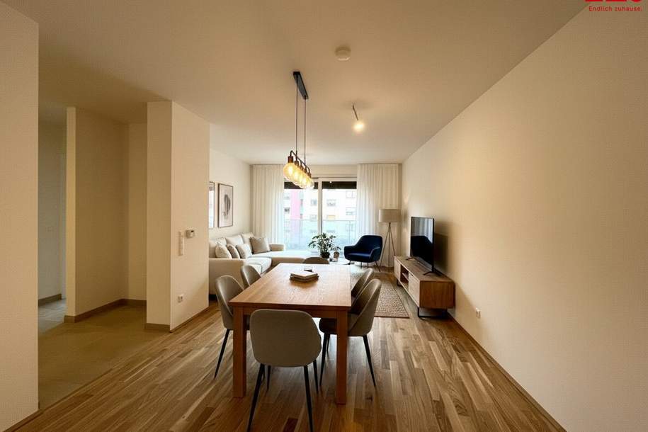 Mietwohnungen inkl. energiesparendem Klimasystem mit Wärmepumpenanlage, Deckenkühlung, Erdspeicher und Solaranlage am sicheren u. nachgefragten Bindermichl, Wohnung-miete, 911,06,€, 4020 Linz(Stadt)