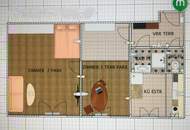 Unbefristete Miete: geräumiger 2-Zimmer-Altbau