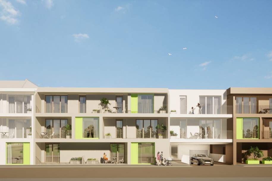 AM SCHULGARTEN - Wohnungen für´s Leben | Top 8 | PROVISIONSFRE I Loggia ostseitig 1. OG, Wohnung-kauf, 311.493,€, 2700 Wiener Neustadt(Stadt)