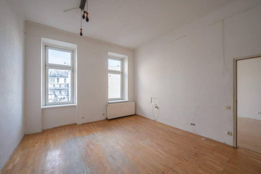 **Hannovermarkt** Sanierungsbedürftige 3-Zimmer Altbauwohnung - Airbnb, Wohnung-kauf, 259.000,€, 1200 Wien 20., Brigittenau