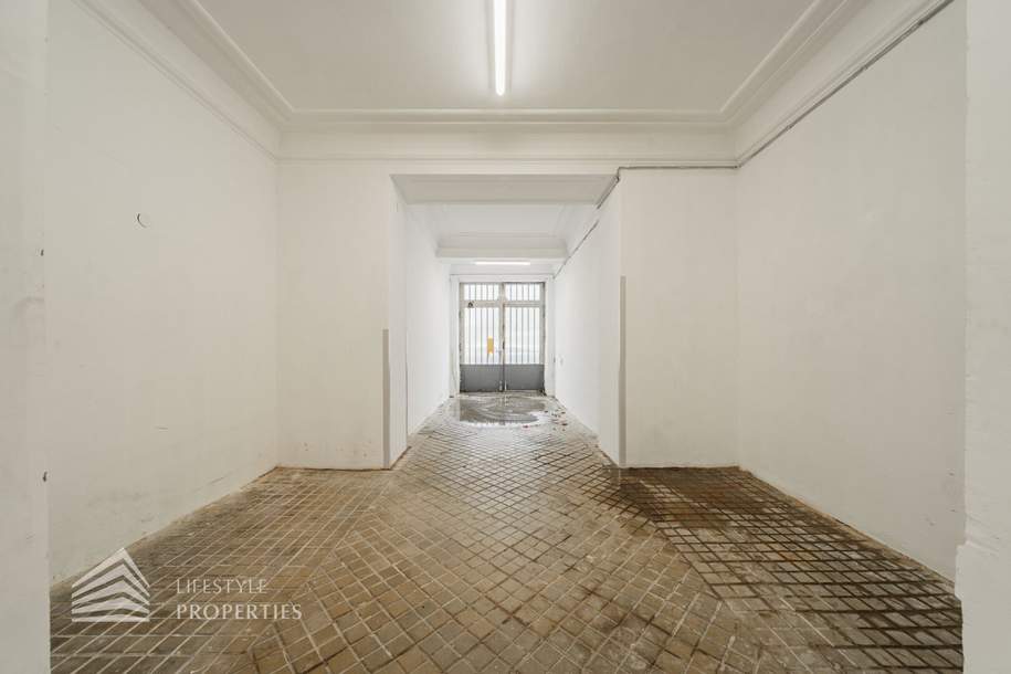 Geräumiges 3-Zimmer Büro mit großen Lagerräumen und eigener Einfahrt, Nähe Landstraße, Gewerbeobjekt-miete, 2.092,00,€, 1030 Wien 3., Landstraße