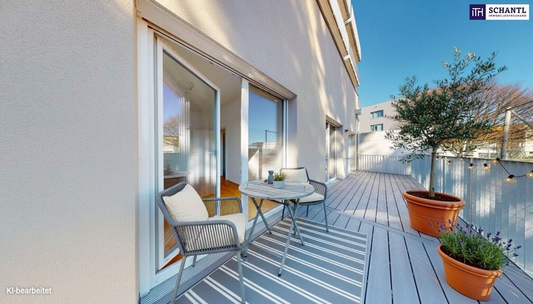 Provisionsfrei! EG-Wohntraum mit XL-Südostbalkon – Sonne &amp; Freiraum genießen