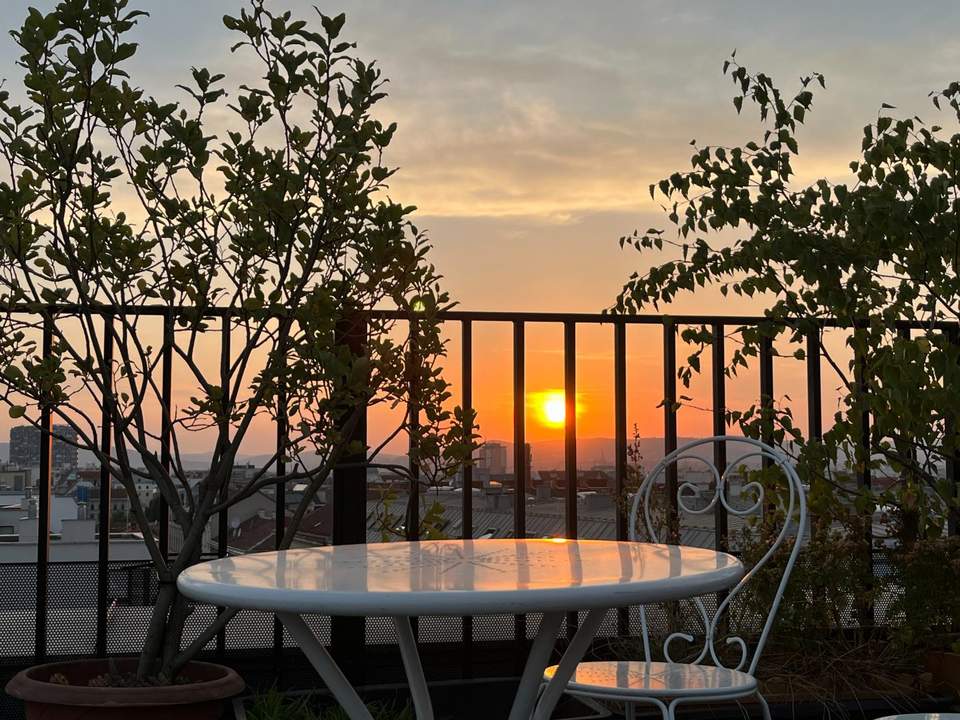 Exklusive Dachgeschoss-Maisonette mit 360° Wienblick und drei Terrassen