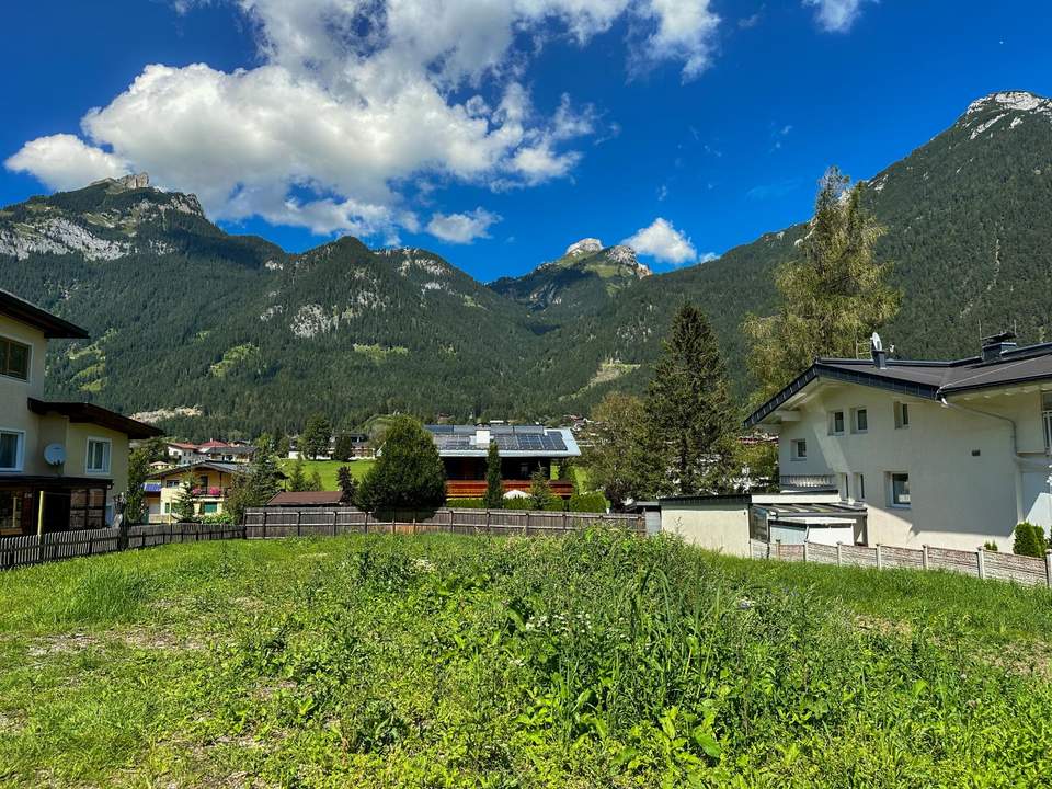 Preisreduktion! Traumhaftes Baugrundstück in Eben am Achensee – Naturidylle und zentrale Lage vereint!
