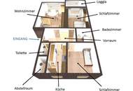 "Ideal geschnittene 3-Zimmer-Eigentumswohnung mit verglaster Loggia"