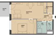 Traumhafter 2-Zimmer-Neubau mit Balkon