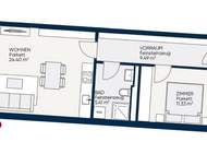 **Modern wohnen** - 2-Zimmer-Wohnung mit BALKON in der Smart City!