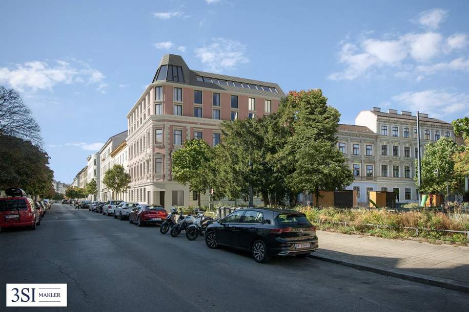 Baubewilligter Rohdachboden in begehrter Ottakringer Lage mit Parkblick, Wohnung-kauf, 625.000,€, 1160 Wien 16., Ottakring