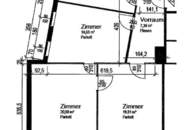 Helle 3-Zimmer Wohnung mit Wohnküche, Nähe TU
