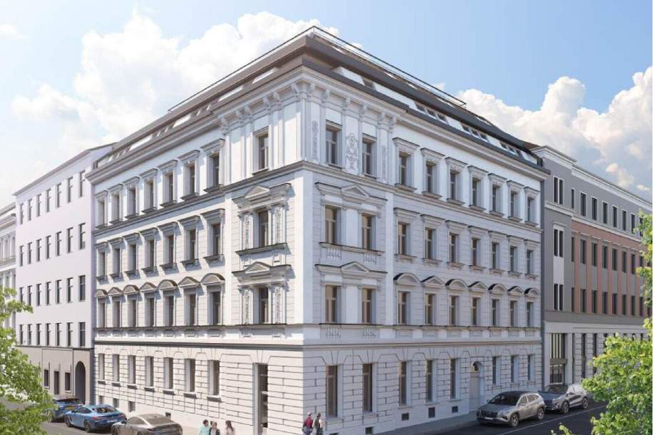 Prunkvolles Zinshaus mit genehmigtem DG Ausbau, Gewerbeobjekt-kauf, 2.550.000,€, 1120 Wien 12., Meidling
