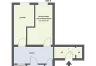 Kleine Dreizimmerwohnung (2-er WG) in Toplage Innsbruck-Mariahilfstraße 34: Top 8
