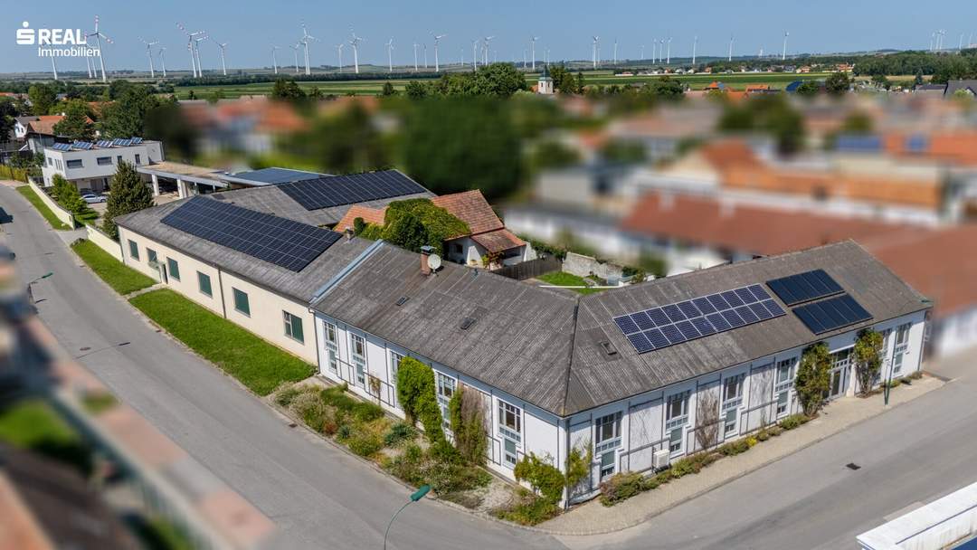 Seltene Gelegenheit, vielseitige Liegenschaft (Einlagerung jeglicher Produkte, Zweifamilien- Wohnhaus, moderne Bürogebäude etc.) - mit idealer Anbindung an die A4 – Wien – Slowakei – Ungarn
