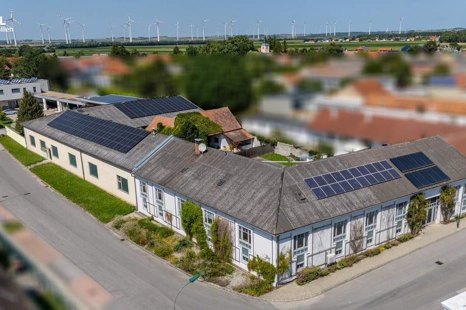 Seltene Gelegenheit, vielseitige Liegenschaft (Einlagerung jeglicher Produkte, Zweifamilien- Wohnhaus, moderne Bürogebäude etc.) - mit idealer Anbindung an die A4 – Wien – Slowakei – Ungarn, Gewerbeobjekt-kauf, 2471 Bruck an der Leitha