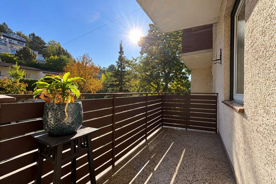 Natur, Ruhe und Weinberge ums Eck | Balkon mit Morgensonne & Terrasse mit Abendsonne | inkl. Garagenplatz | Wienerwald vor der Haustüre, Wohnung-miete, 2.172,12,€, 1190 Wien 19., Döbling