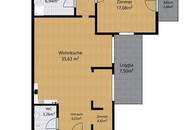 Moderner Wohntraum mit Loggia und Balkon