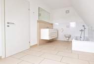 Niedrigenergie-Doppelhaushälfte in Mauer. 5 Zimmer, Terrasse, Garten und Autostellplatz
